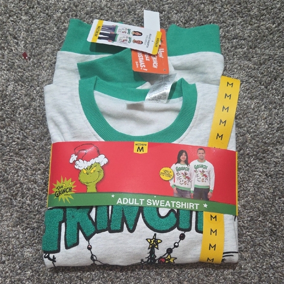 The Grinch Tops - The Grinch & Max Christmas Sweatshirt, medium